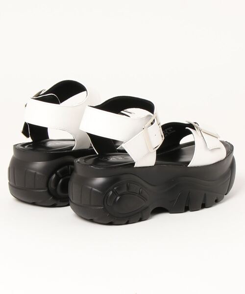 LSMR（レスモア）の「LSMR レスモア レディース 厚底スポーティサンダル 222206（サンダル・レディース・ホワイト/ブラック・LL/S/M/L）」の3枚目の写真