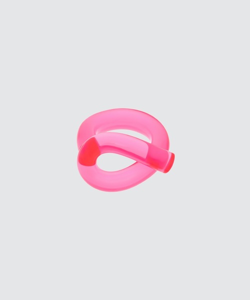 Corey Moranis（コリーモラニス）の「Loop Ring（リング・レディース・グレー系その他/ピンク/オレンジ/クリーム/グリーン/ブルー・SMALL/MEDIUM）」の6枚目の写真