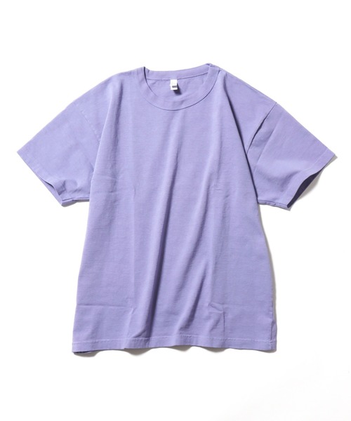 LOS ANGELES APPAREL（ロサンゼルスアパレル）の「Los Angeles Apparel/ロサンゼルスアパレル Short Sleeve Binding Garment Dye T-Shirt 半袖Tシャツ（Tシャツ/カットソー・メンズ・チャコール/バイオレット/ピンク/オリーブ/イエロー・2XL/L/S/M/XL）」の3枚目の写真