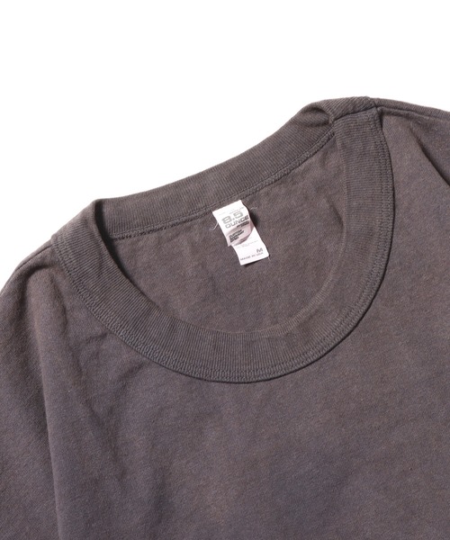 LOS ANGELES APPAREL（ロサンゼルスアパレル）の「Los Angeles Apparel/ロサンゼルスアパレル Short Sleeve Binding Garment Dye T-Shirt 半袖Tシャツ（Tシャツ/カットソー・メンズ・チャコール/バイオレット/ピンク/オリーブ/イエロー・2XL/L/S/M/XL）」の15枚目の写真