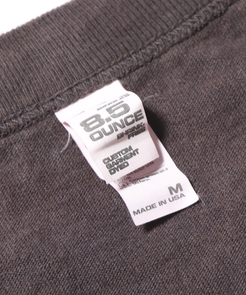 LOS ANGELES APPAREL（ロサンゼルスアパレル）の「Los Angeles Apparel/ロサンゼルスアパレル Short Sleeve Binding Garment Dye T-Shirt 半袖Tシャツ（Tシャツ/カットソー・メンズ・チャコール/バイオレット/ピンク/オリーブ/イエロー・2XL/L/S/M/XL）」の14枚目の写真