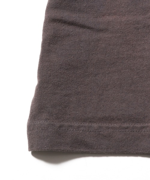 LOS ANGELES APPAREL（ロサンゼルスアパレル）の「Los Angeles Apparel/ロサンゼルスアパレル Short Sleeve Binding Garment Dye T-Shirt 半袖Tシャツ（Tシャツ/カットソー・メンズ・チャコール/バイオレット/ピンク/オリーブ/イエロー・2XL/L/S/M/XL）」の12枚目の写真