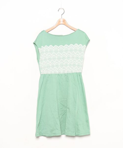 セール ブランド古着 レース半袖ワンピース ワンピース Bon Mercerie ボンメルスリー のファッション通販 Zozoused