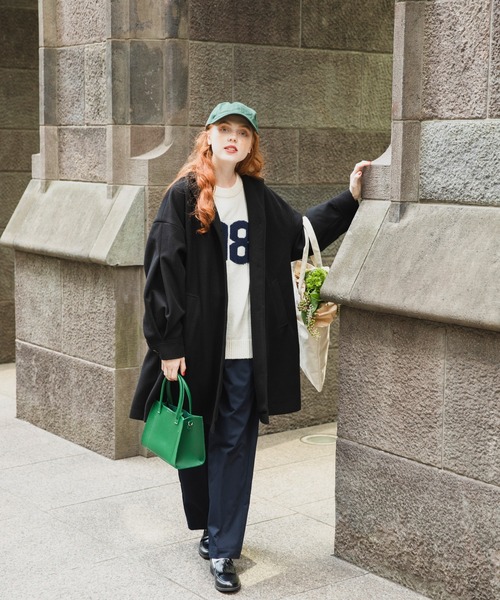 BONLECILL（ボンルシール）の「2way メルトン Aラインショートフレア