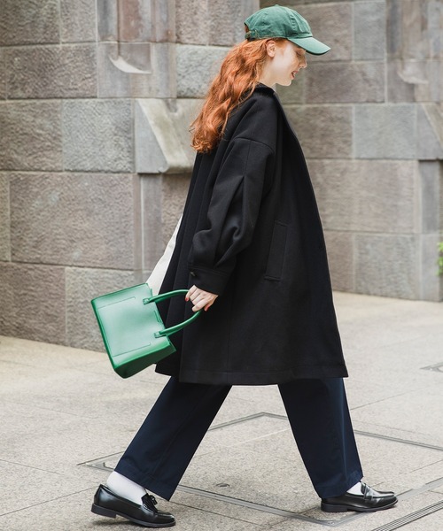 BONLECILL（ボンルシール）の「2way メルトン Aラインショートフレア