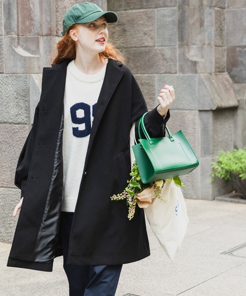 BONLECILL（ボンルシール）の「2way メルトン Aラインショートフレア