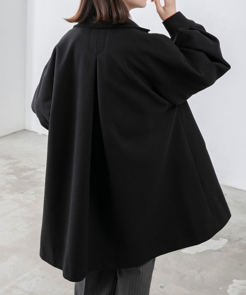 BONLECILL（ボンルシール）の「2way メルトン Aラインショートフレア