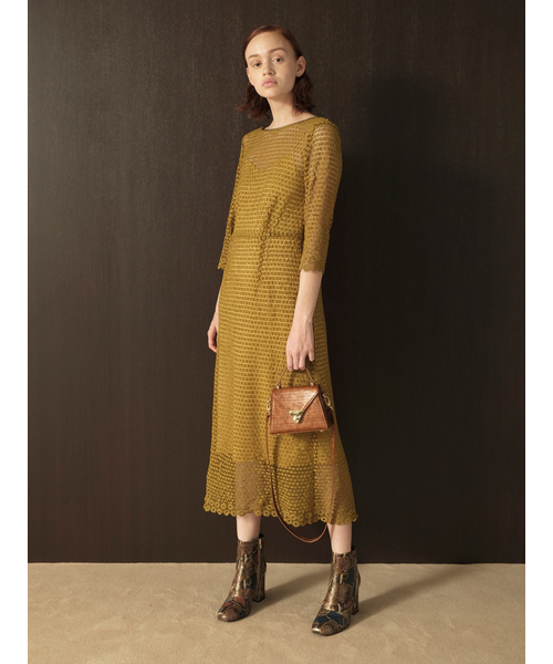 セール ブランド古着 7分袖ワンピース ワンピース Lily Brown リリーブラウン のファッション通販 Zozoused