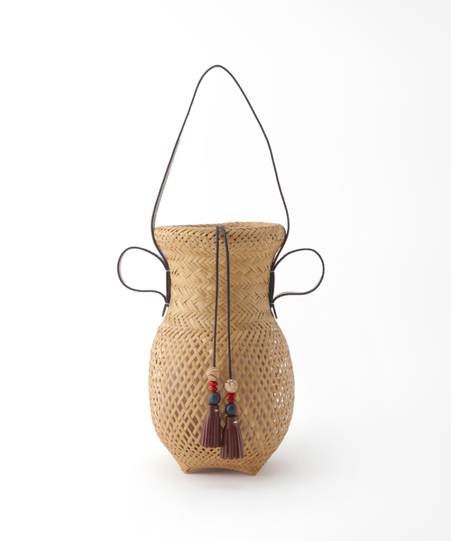 CITYSHOP（シティーショップ）の「【BALLEN/バレン】JARRON BASKET：バッグ（クラッチバッグ・レディース・ブラウン・FREE）」の2枚目の写真
