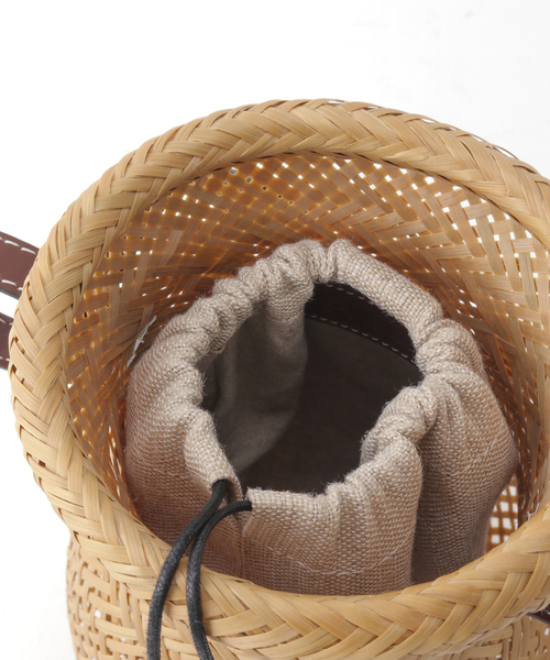 CITYSHOP（シティーショップ）の「【BALLEN/バレン】JARRON BASKET：バッグ（クラッチバッグ・レディース・ブラウン・FREE）」の7枚目の写真