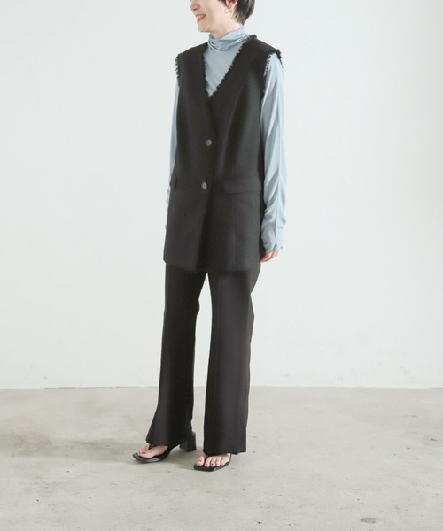 LEPSIM(レプシィム)の「【FOR I SERIES】ウエストゴムフレアパンツ 134801(その他パンツ・レディース・ブラック/ブラウン/グレー/レッド/イエロー/ダークブラウン・SMALL/X-SMALL)」の9枚目の写真