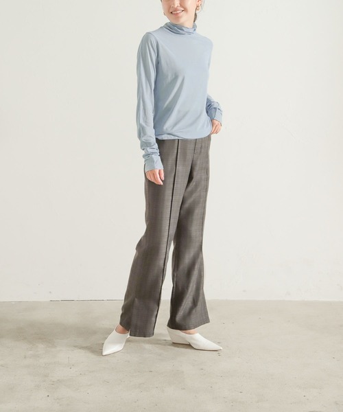 LEPSIM(レプシィム)の「【FOR I SERIES】ウエストゴムフレアパンツ 134801(その他パンツ・レディース・ブラック/ブラウン/グレー/レッド/イエロー/ダークブラウン・SMALL/X-SMALL)」の14枚目の写真