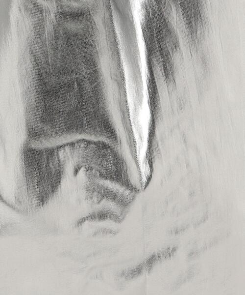 BAGGU(バグー)の「<BAGGU>メタリック ポケッタブルバッグ/BABY(ショルダーバッグ・レディース・シルバー・FREE)」の8枚目の写真