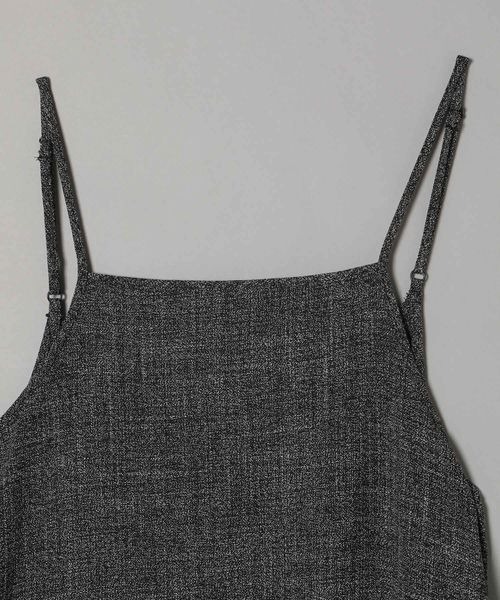 JEANASIS(ジーナシス)の「スリット2WAYキャミワンピース/164369(ワンピース・レディース・ブラック/グレー系その他・FREE)」の5枚目の写真