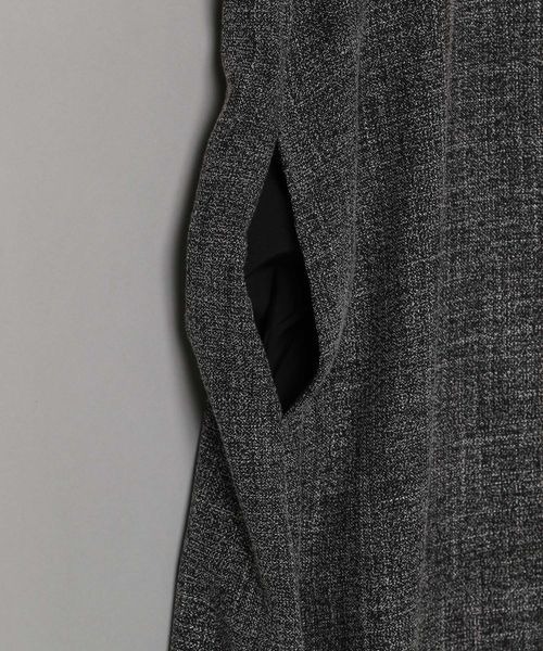 JEANASIS(ジーナシス)の「スリット2WAYキャミワンピース/164369(ワンピース・レディース・ブラック/グレー系その他・FREE)」の6枚目の写真