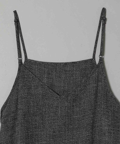 JEANASIS(ジーナシス)の「スリット2WAYキャミワンピース/164369(ワンピース・レディース・ブラック/グレー系その他・FREE)」の8枚目の写真