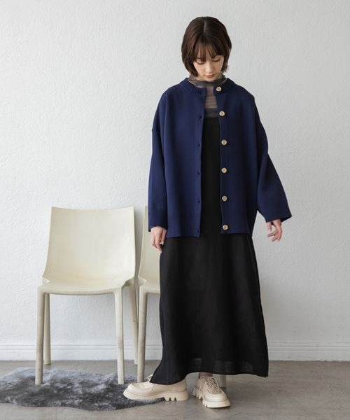 JEANASIS(ジーナシス)の「スリット2WAYキャミワンピース/164369(ワンピース・レディース・ブラック/グレー系その他・FREE)」の20枚目の写真