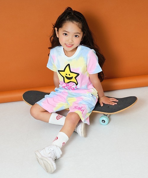 セール Web限定 タイダイキラッキーセットアップ Tシャツ カットソー X Girl Stages エックスガールステージス のファッション通販 Zozotown