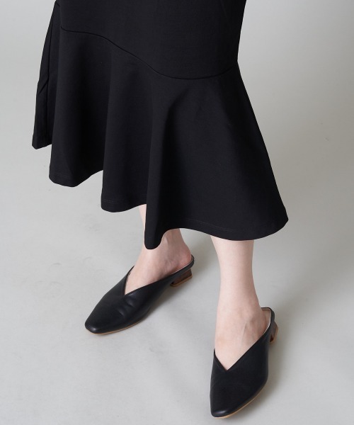 A de a.v.v（アードアー・ヴェ・ヴェ）の「シアースリーブマーメイドワンピ―ス（ドレス・レディース・ブラック・SMALL/MEDIUM/LARGE）」の9枚目の写真