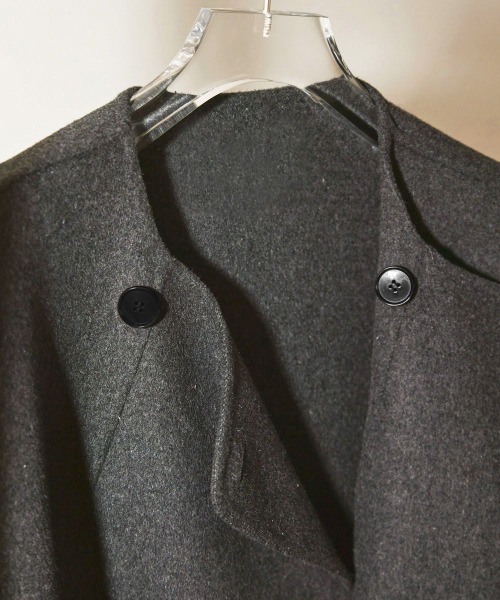 TODAYFUL（トゥデイフル）の「TODAYFUL　Stole Wool Coat ストールウールコート/12220005（その他アウター・レディース・モカ/チャコールグレー・36/38）」の18枚目の写真