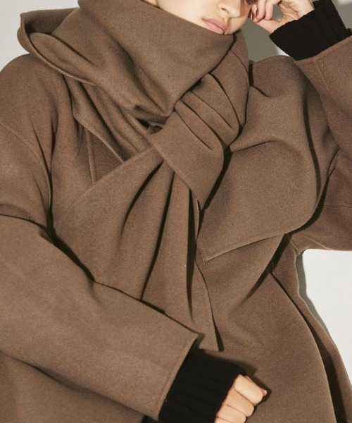 ジャケット・アウター TODAYFUL Stole Wool Coat TODAYFUL Stole Wool Coat ストールウールコート/12220005