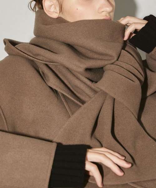 TODAYFUL Stole Wool Coat ストールウールコート/12220005