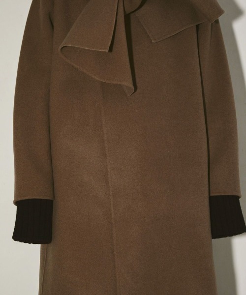 TODAYFUL（トゥデイフル）の「TODAYFUL　Stole Wool Coat ストールウールコート/12220005（その他アウター・レディース・モカ/チャコールグレー・36/38）」の9枚目の写真