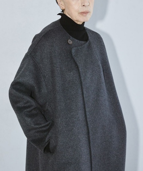 TODAYFUL Stole Wool Coat ストールウールコート/12220005