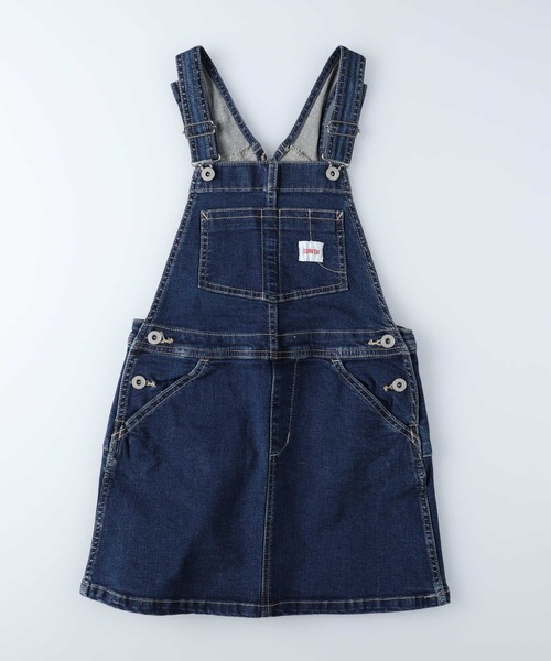 EDWIN（エドウィン）の「【EDWIN】オーバーオールスカート（サロペット/オーバーオール・キッズ・ダークインディゴブルー・120/140/130）」の6枚目の写真