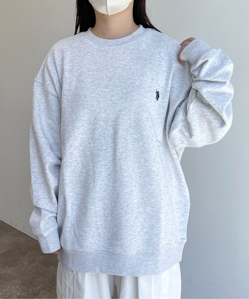 U.S. POLO ASSN.(ユーエスポロアッスン)の「1ポイント刺繍クルーネックビッグシルエットスウェット(スウェット・メンズ・ブラック/グリーン/グレー/ベージュ/アイボリー・MEDIUM/LARGE/X-LARGE)」の19枚目の写真