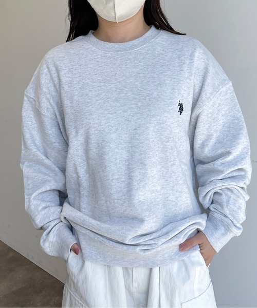U.S. POLO ASSN.(ユーエスポロアッスン)の「1ポイント刺繍クルーネックビッグシルエットスウェット(スウェット・メンズ・ブラック/グリーン/グレー/ベージュ/アイボリー・MEDIUM/LARGE/X-LARGE)」の22枚目の写真