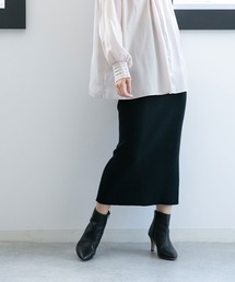 NANO universe | LB.04/アンチピリングニット リブタイトマキシスカート(スカート)