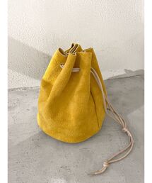Ungrid | リアルスウェード巾着BAG(ハンドバッグ)