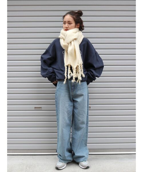 Ungrid（アングリッド）の「カラー起毛マフラー（マフラー・レディース・グレー/グリーン/アイボリー・FREE）」の9枚目の写真