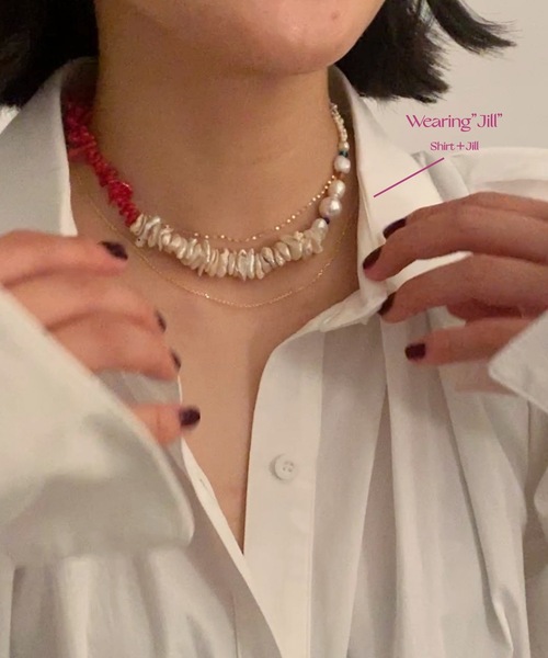 Jill-パールビーズネックレス-