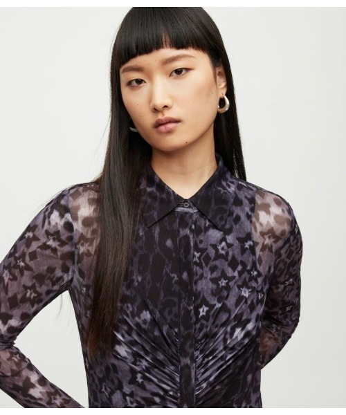 ALLSAINTS（オールセインツ）の「KELDA CELIA DRESS | KELDA CELIA ドレス・ワンピース（ワンピース・レディース・チャコールグレー・6/8/4/2）」の6枚目の写真