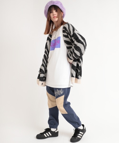 RNA（アールエヌエー）の「E4880 ファーベレー（ハンチング/ベレー帽・レディース・ブラック/ラベンダー/レオパード・FREE）」の8枚目の写真