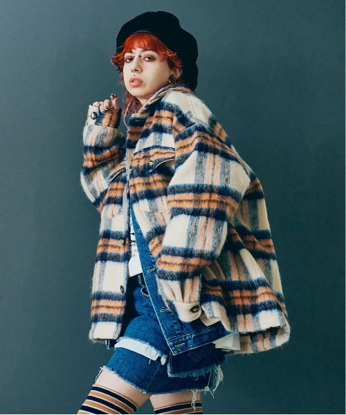 RNA（アールエヌエー）の「E4880 ファーベレー（ハンチング/ベレー帽・レディース・ブラック/ラベンダー/レオパード・FREE）」の21枚目の写真