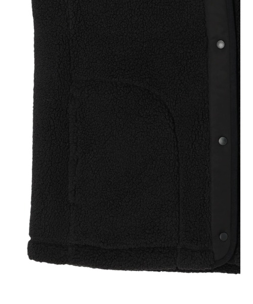 AMERICAN HOLIC（アメリカンホリック）の「ステッチワークボアベスト（ダウンベスト・レディース・ブラック/アイボリー・M/L）」の10枚目の写真