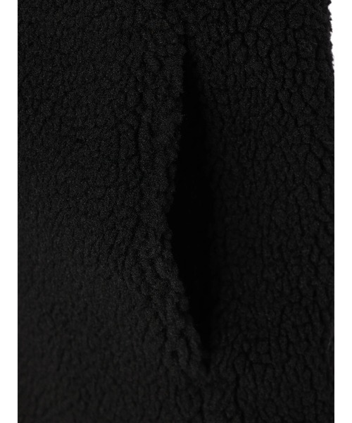 AMERICAN HOLIC（アメリカンホリック）の「ステッチワークボアベスト（ダウンベスト・レディース・ブラック/アイボリー・M/L）」の16枚目の写真