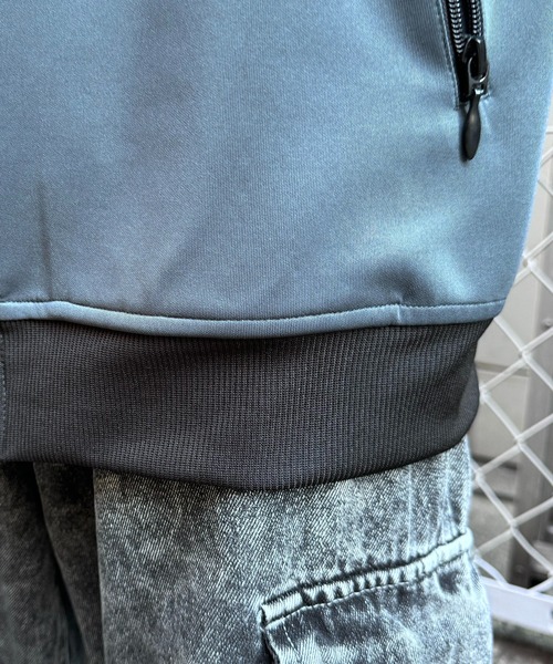 24AW 新色追加【セットアップ対応】'WEB限定' ビッグシルエット ワンポイント刺繍 袖ラインジャージ トラックジャケット【Confirm】（ジャージ）｜Confirm（コンファーム）