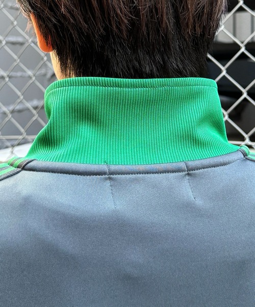 24AW 新色追加【セットアップ対応】'WEB限定' ビッグシルエット ワンポイント刺繍 袖ラインジャージ トラックジャケット【Confirm】（ジャージ）｜Confirm（コンファーム）