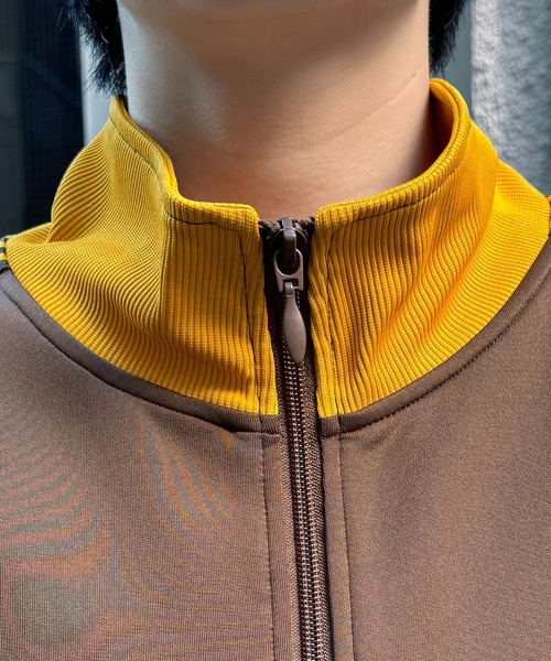 24AW 新色追加【セットアップ対応】'WEB限定' ビッグシルエット ワンポイント刺繍 袖ラインジャージ トラックジャケット【Confirm】（ジャージ）｜Confirm（コンファーム）