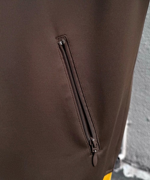 24AW 新色追加【セットアップ対応】'WEB限定' ビッグシルエット ワンポイント刺繍 袖ラインジャージ トラックジャケット【Confirm】（ジャージ）｜Confirm（コンファーム）