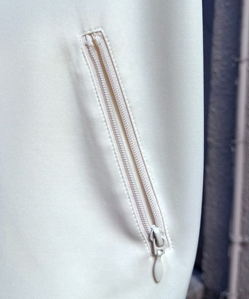 24AW 新色追加【セットアップ対応】'WEB限定' ビッグシルエット ワンポイント刺繍 袖ラインジャージ トラックジャケット【Confirm】（ジャージ）｜Confirm（コンファーム）