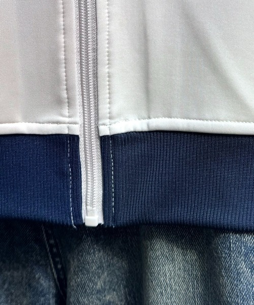 24AW 新色追加【セットアップ対応】'WEB限定' ビッグシルエット ワンポイント刺繍 袖ラインジャージ トラックジャケット【Confirm】（ジャージ）｜Confirm（コンファーム）