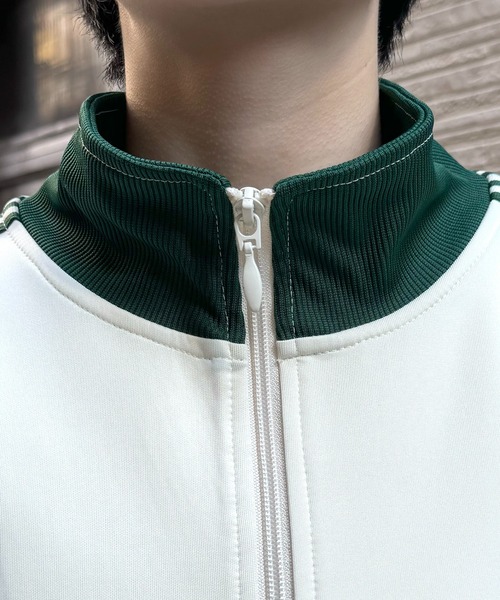 24AW 新色追加【セットアップ対応】'WEB限定' ビッグシルエット ワンポイント刺繍 袖ラインジャージ トラックジャケット【Confirm】（ジャージ）｜Confirm（コンファーム）