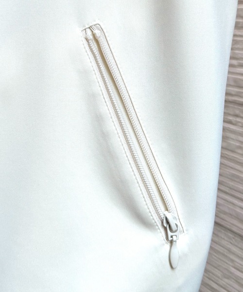 24AW 新色追加【セットアップ対応】'WEB限定' ビッグシルエット ワンポイント刺繍 袖ラインジャージ トラックジャケット【Confirm】（ジャージ）｜Confirm（コンファーム）