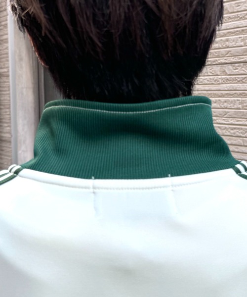 24AW 新色追加【セットアップ対応】'WEB限定' ビッグシルエット ワンポイント刺繍 袖ラインジャージ トラックジャケット【Confirm】（ジャージ）｜Confirm（コンファーム）