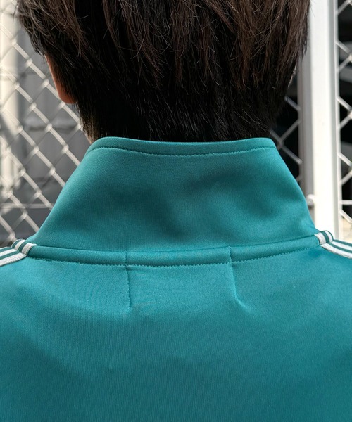 24AW 新色追加【セットアップ対応】'WEB限定' ビッグシルエット ワンポイント刺繍 袖ラインジャージ トラックジャケット【Confirm】（ジャージ）｜Confirm（コンファーム）